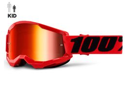 100% Strata 2 Youth Goggle Red