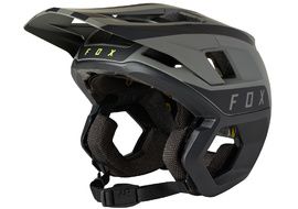 Fox Dropframe Pro Helmet Black and Grey 2021