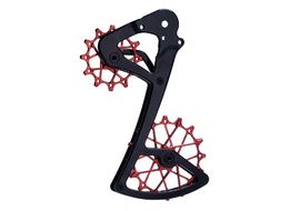 Garbaruk Rear derailleur Cage and Pulley for Sram 11/12 S - Black / Red 2023