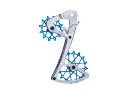 Garbaruk Rear derailleur Cage and Pulley for Sram 11/12 S - Silver / Blue 2023