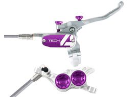 Hope Tech 4 E4 Rear Disc Brake Silver / Purple 2024