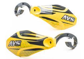 AVS Hand Guard with aluminium support - Yellow / Black