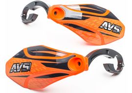 AVS Hand Guard with aluminium support - Orange / Black