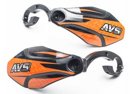 AVS Hand Guard with aluminium support - Black / Orange