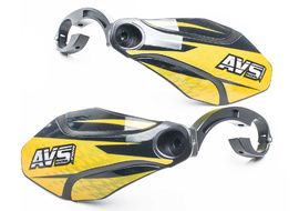 AVS Hand Guard with aluminium support - Black / Yellow