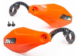 AVS Hand Guard with plastic support - Neon Orange