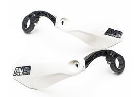 AVS Hand Guard with plastic support - White