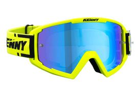 Kenny Track + Goggle Neon Yellow - Blue Lense 2024