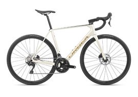 Orbea Road Bike Orca M30 - Ivory White - Burgundy / Vulcano 2024