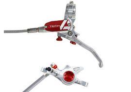 Hope Tech 4 X2 Front Disc Brake Silver / Red 2024