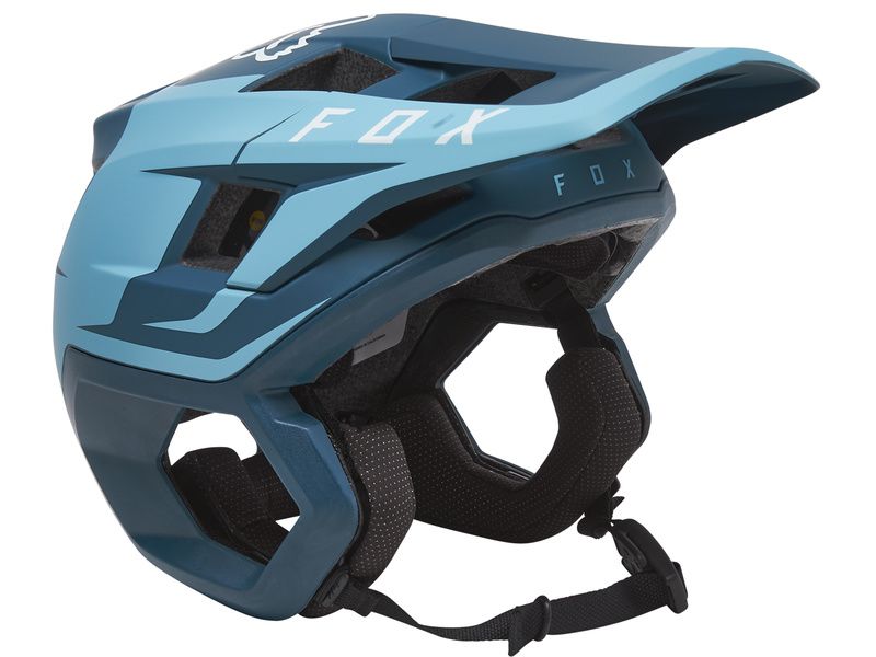 Fox Dropframe Pro Sideswipe Helmet Slate Blue 2021